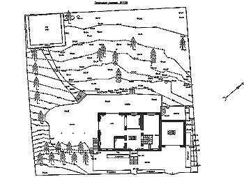 Топосъёмка и обмер помещений коттеджа